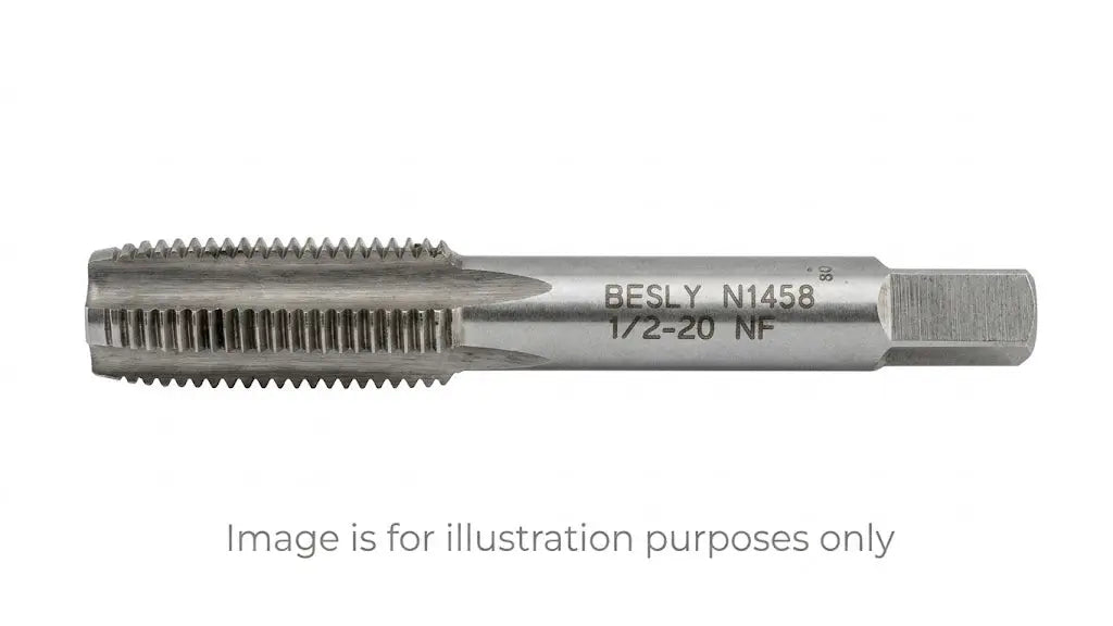 1/2’’-20 NF High-Speed Steel (HSS) Plug Tap - Hand Taps