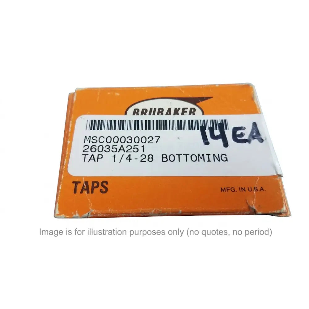 1/4-28 Bottoming Tap – High-Precision Thread Cutting Tap - Hand Taps