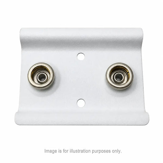 2 PIN Metal Plate Wall Socket With Back Double Tape - Wall Socket