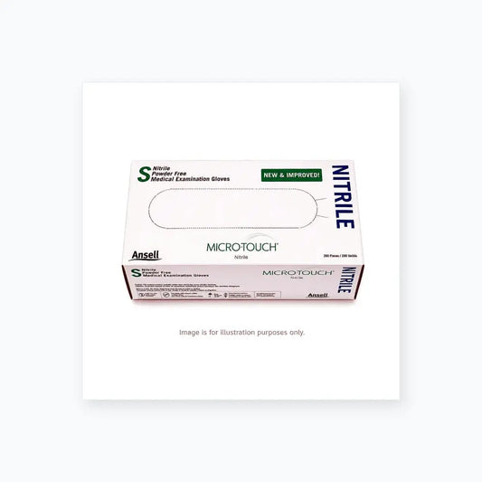 200-Gloves - Ansell Micro-Touch PF Nitrile Medical Examination Small 6034301 - Disposable Gloves