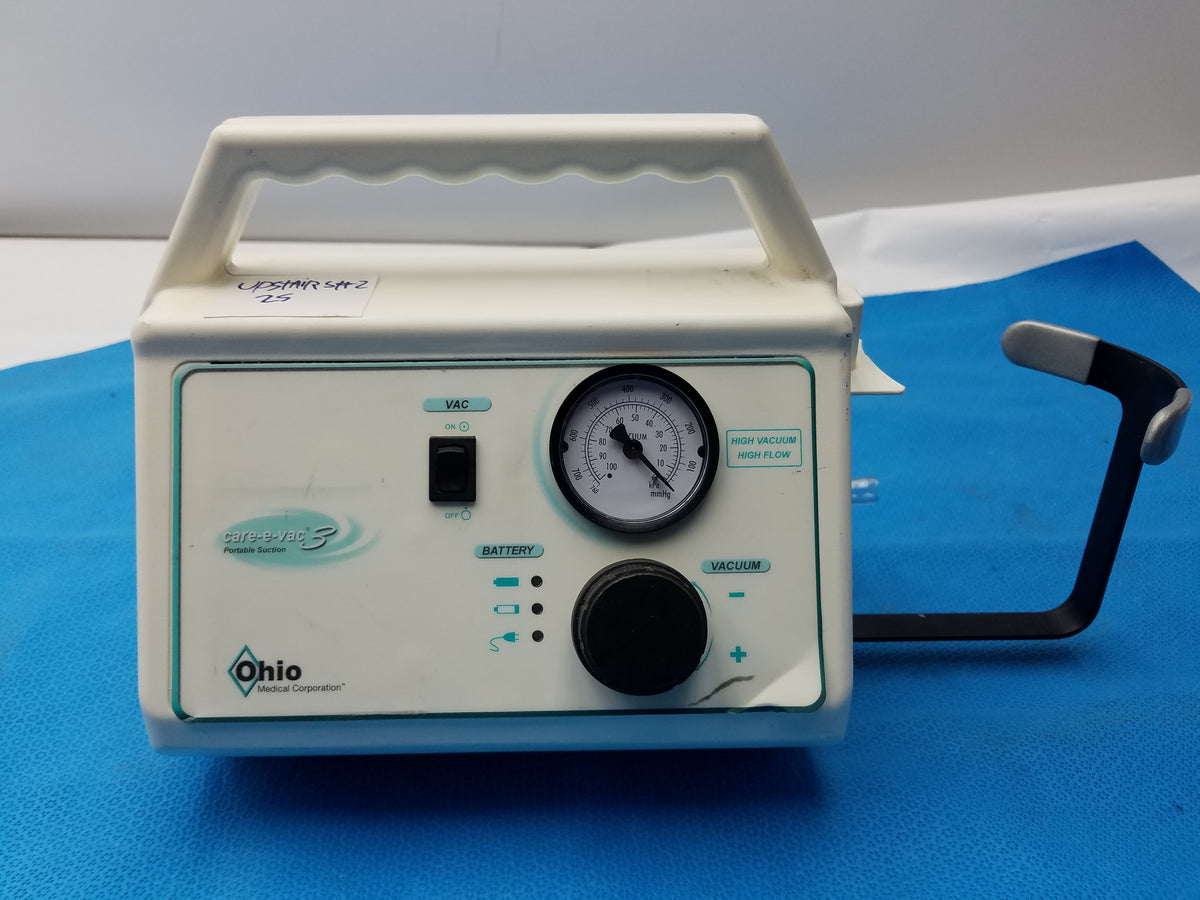 Ohio Medical Care-E-VAC 3 Portable Aspirator Suction Unit