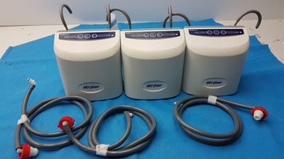 Lot of 3 Stryker 2861 Low Air Loss Pump Mattress System With Air Hoses