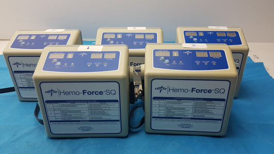 Lot of 5 Medline MDS600SQ Hemo Force SQ Sequential DVT Pump