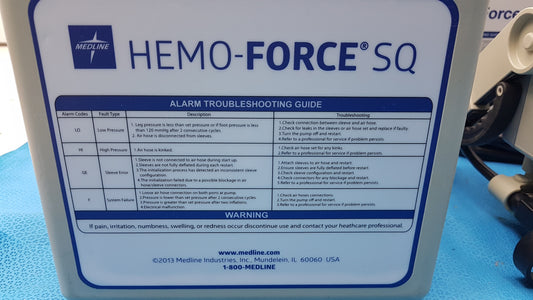 Lot of 6 Hemo Force SQ Sequential DVT Pumps Model No: MDS600SQ