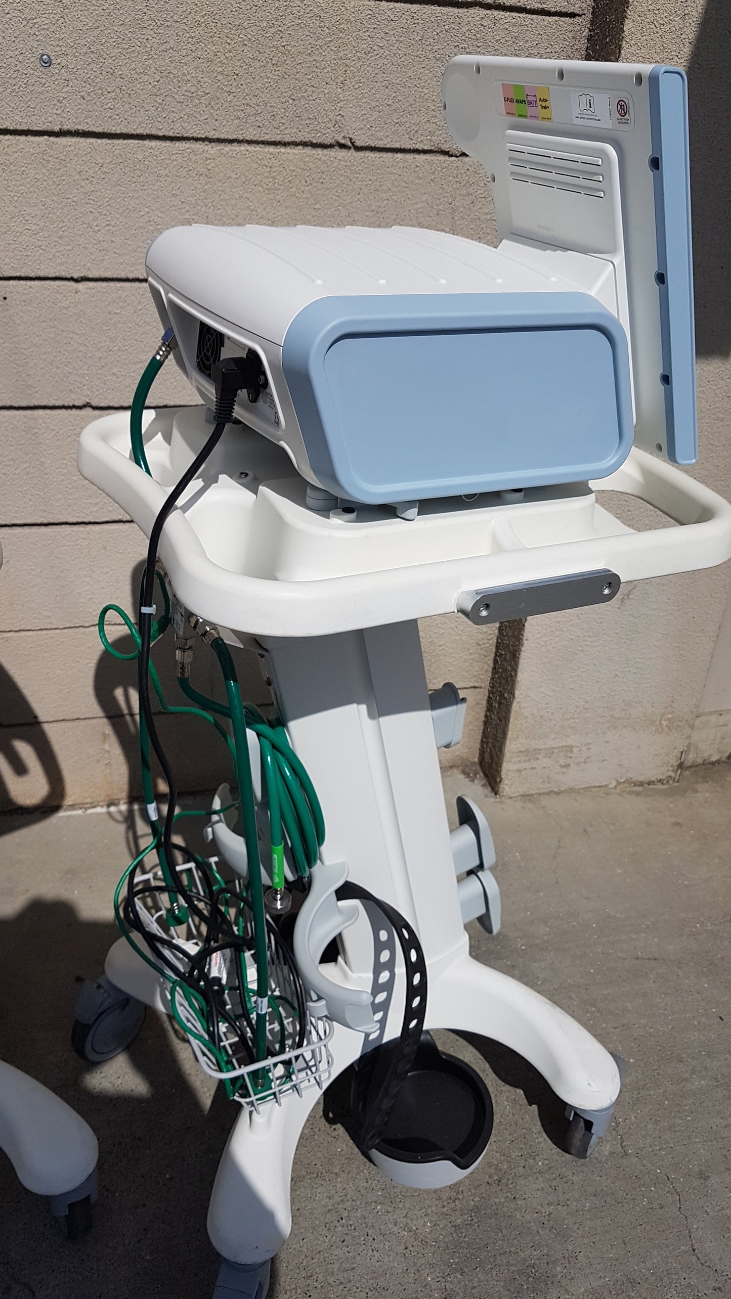 Lot of 3 Philips Respironics V60 Ventilators With Rolling Stands