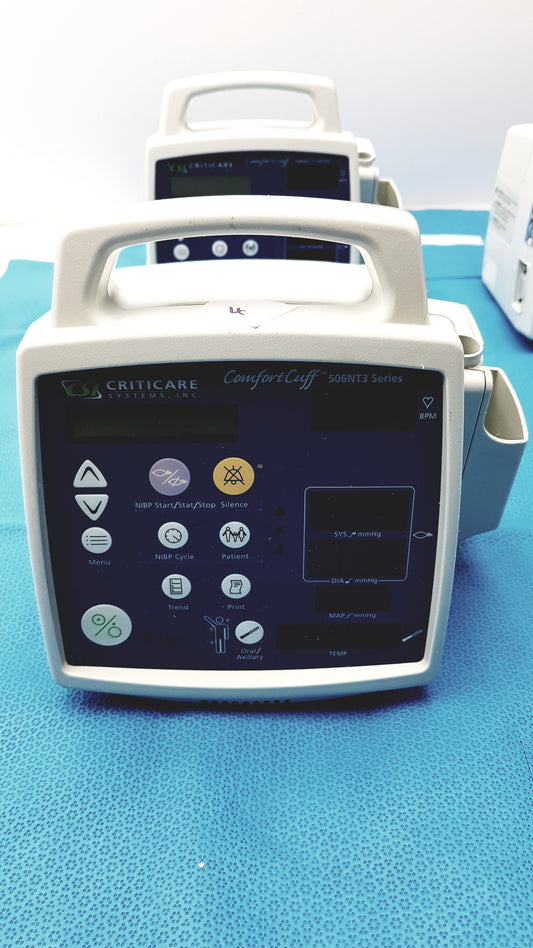 Lot of 6 CSI Criticare 506N3 Series SPo2 Patient Monitor