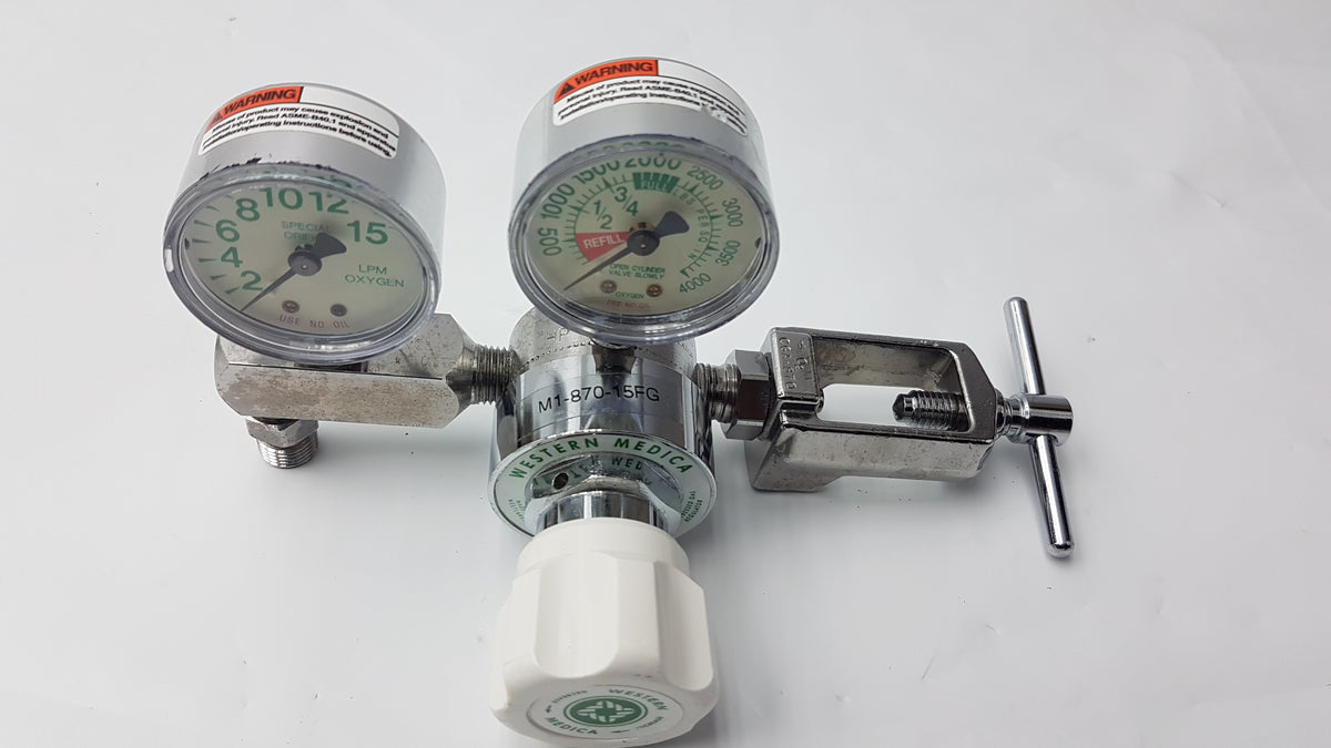 Western Medica M1-870-15FG Single Stage Medical Oxygen Regulator