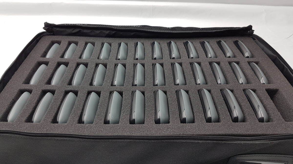 Lot of 36 Turning Technologies QT2 Audience Response Device Clickers P/N RCQR-02G