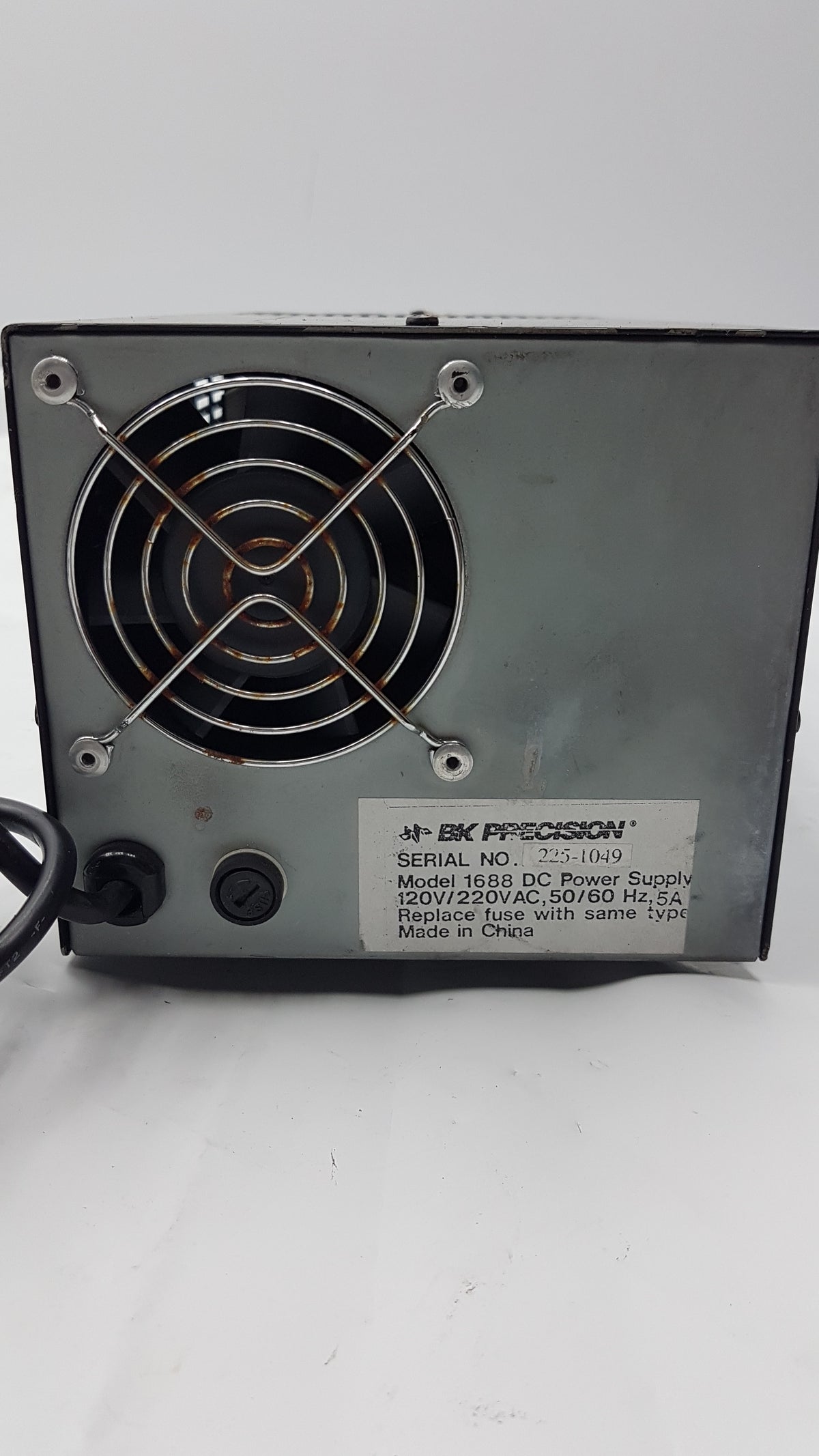 BK Precision Model 1688 DC Power Supply 50/60Hz S/N 225-1049