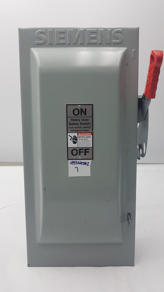 Siemens HNF363 Non Fusible Heavy Duty Safety Switch 100 Amp 600V