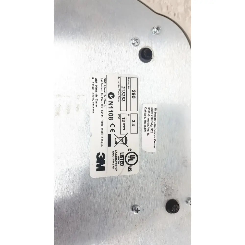 3M Attest Auto-Reader Incubator, Model 290 Biological Indicator Auto-Reader, second-hand product photo 5