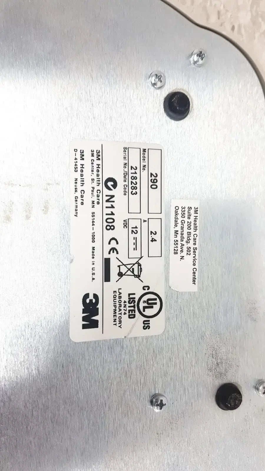 3M Attest Auto-Reader Incubator, Model 290 Biological Indicator Auto-Reader, second-hand product photo 5
