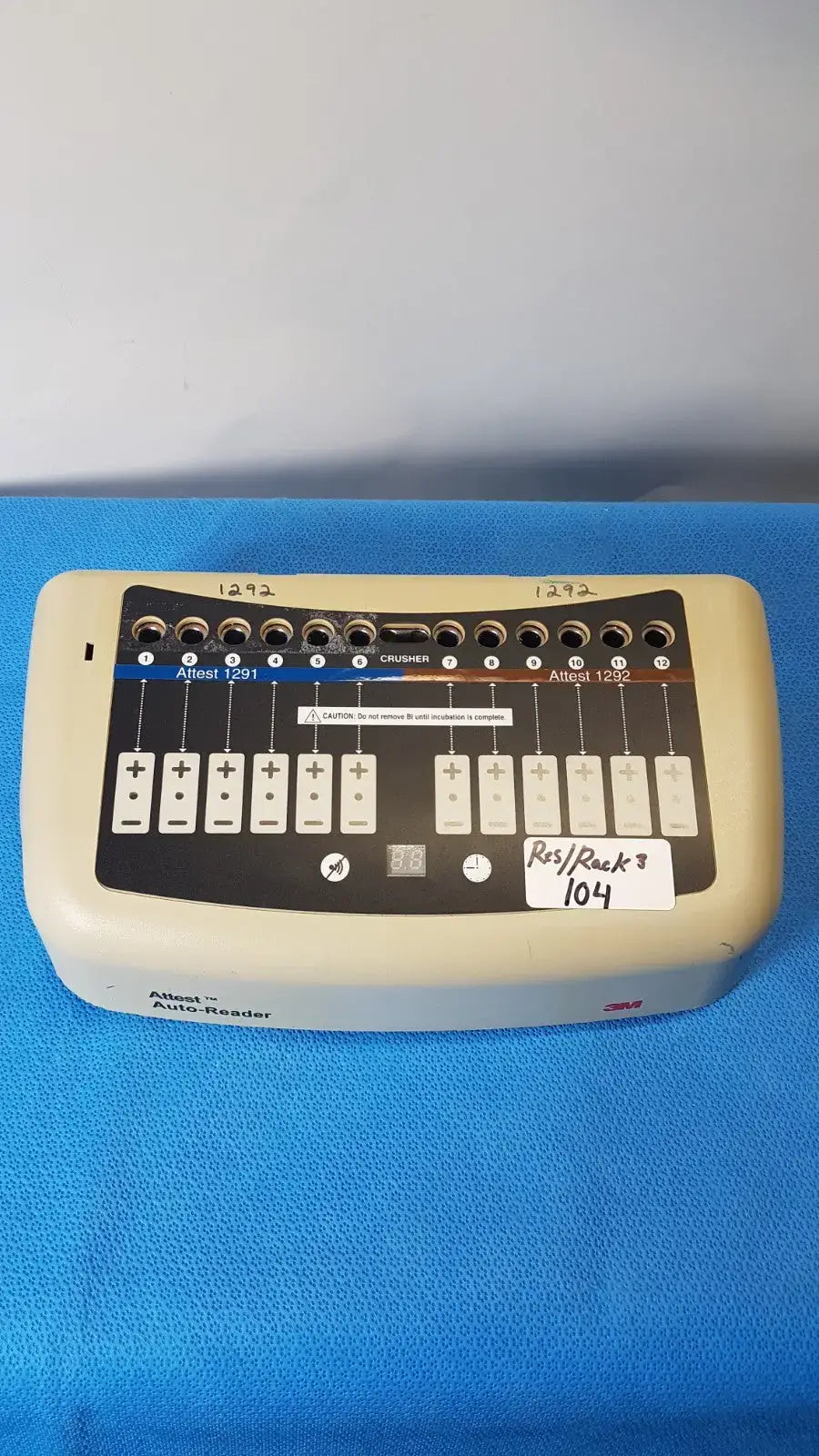 Reuse Medical 3M Attest Auto-Reader Model 290 Biological Indicator Incubator Lab Incubators, as-is (for parts) product photo 1