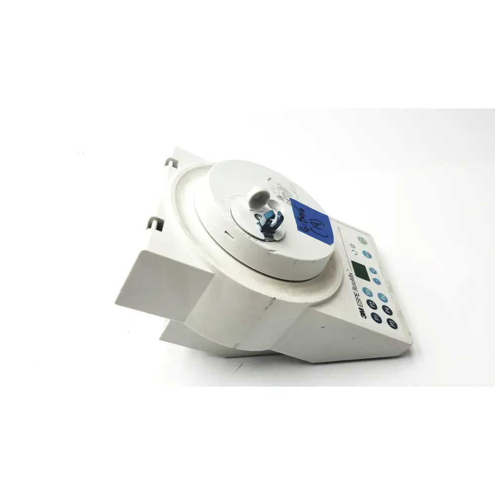 White 3m infusion pump with blue label and control panel for reuse medical applications in 3M ESPE RotoMix