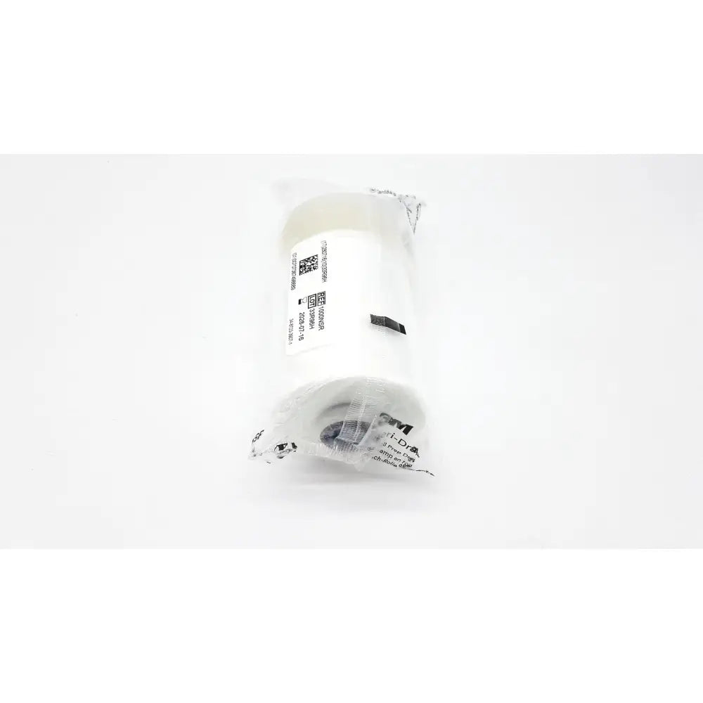 White cylindrical 3m steril-drape roll prep drape wrapped in clear plastic with printed labeling for medical use