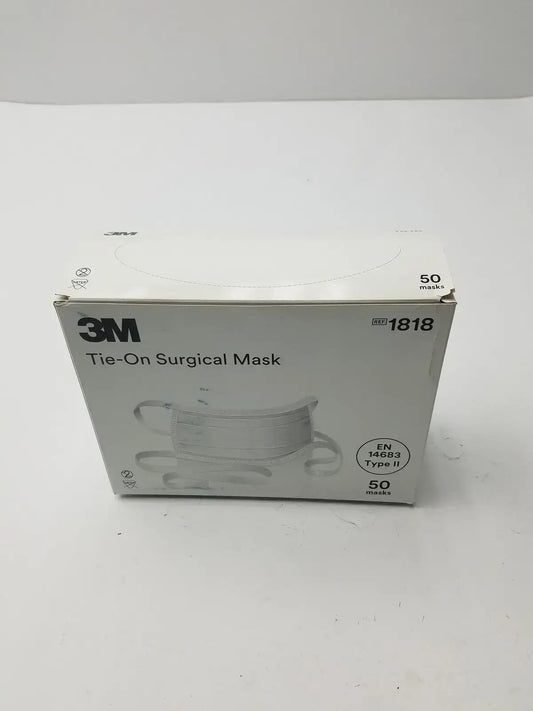 3M Tie-On Surgical Mask EN14683 Type II Blue 1818 Surgical Mask, second-hand product photo 2