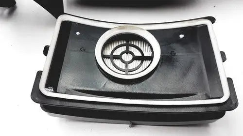 Black plastic air filter housing with circular metal mesh insert for 3m tr-3712n replacement he filter versaflo tr-300