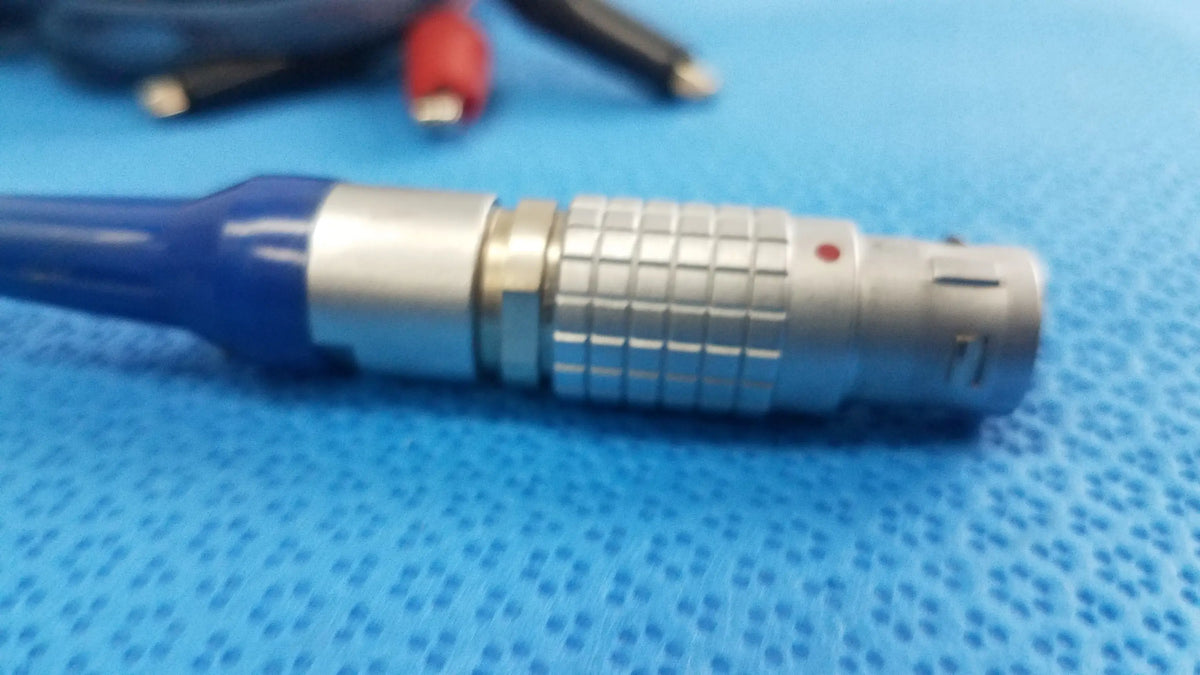 4-Wire Biomedical Patient Lead Diagnostic Interface Cable Lemo Alligator Clips - Diagnostic Interface Cable
