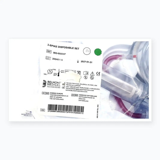 Belmont 903-00006P: Belmont 3-Spike Disposable Set Disposable Set, new product photo 2