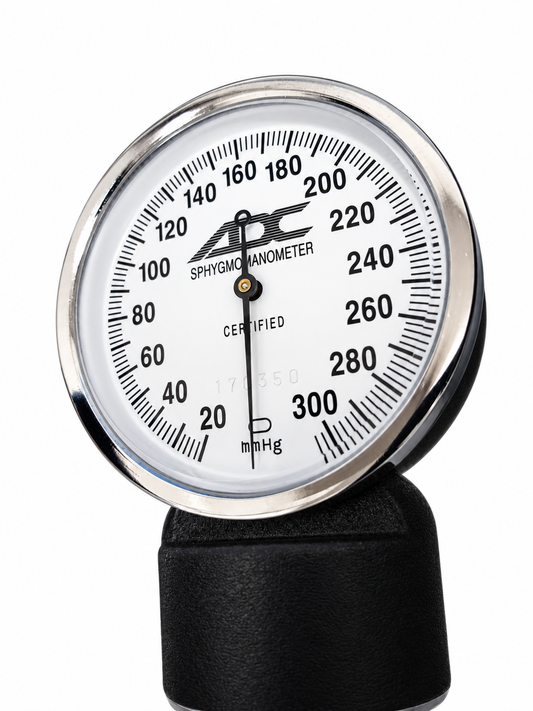 ADC 300 mmHg Sphygmomanometer Gauge With Blood Pressure Cuff & Bag