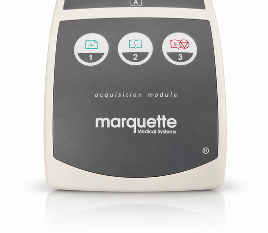 GE Marquette Acquisition Module CAM-14 EKG ECG with Cable