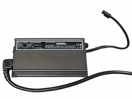 Schauer JAC0524 Battery Charger With XLR Connector 24V DC 5A 50/60Hz