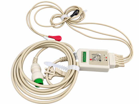 K-Monitor 5-Lead Main ECG Cable 12-Pin Connector Patient Monitor Wire