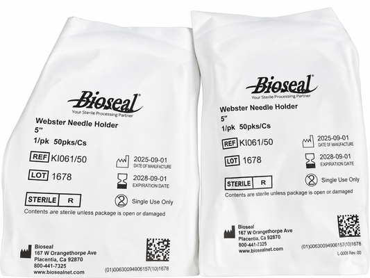 Lot of 5 Bioseal Webster Needle Holder Ref K1061/50