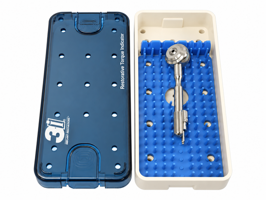 3i Restorative Torque Indicator Dental Kit Wrench With Driver Tip & Sterilization Case