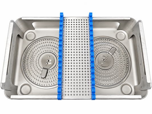 Case Medical SteriTite Sterilization Container With Tray & Silicone Brackets