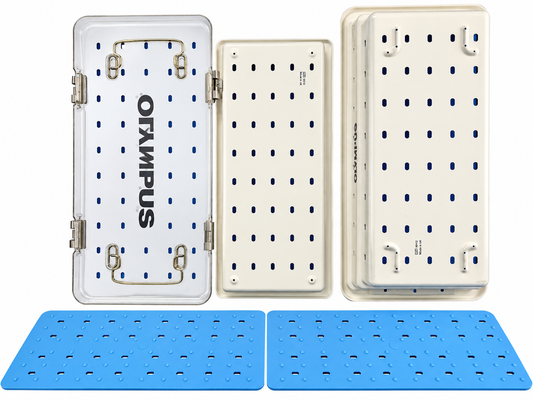 Olympus WA05970A Autoclavable Endoscope Instrument Tray With WA05971A Basket & Mat