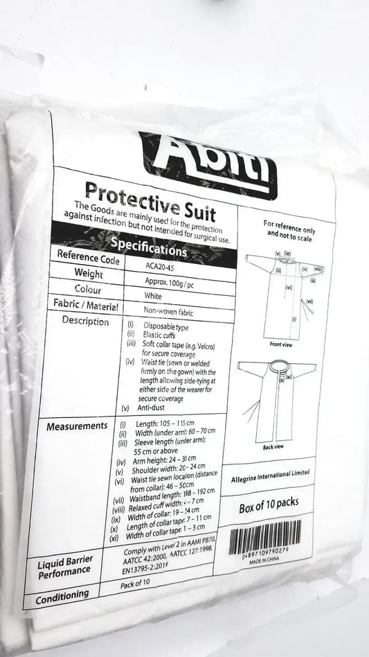 Abiti Level 2 Isolation Gown Protective Suit Isolation Gown, second-hand product photo 2