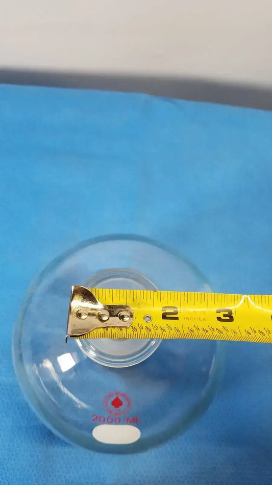 ACE GLASS 2000ML Round Bottom 20L Reaction Flask 35/20 Joint - Borosilicate Laboratory Glassware, second-hand product photo 2