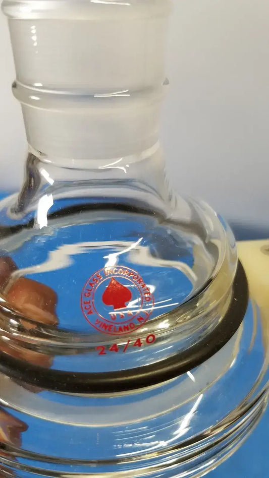 ACE Glass 24/40 Lyph-Lock Flask Top – Labconco Borosilicate Laboratory Glasswar Flask Top Adapter, second-hand product photo 2