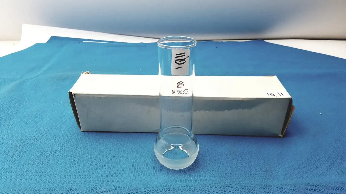 KONTES Ace Glass 75/50 Socket Joint Borosilicate Glass ? Glassblower Lab Fitting Laboratory Glassware Fitting, second-hand product photo 8