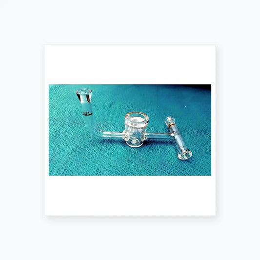 Reuse Medical ACE Glass Straight Bore Stopcock with Sidearms – Borosilicate Lab Valve Adapter Lab Flasks, second-hand product photo 1