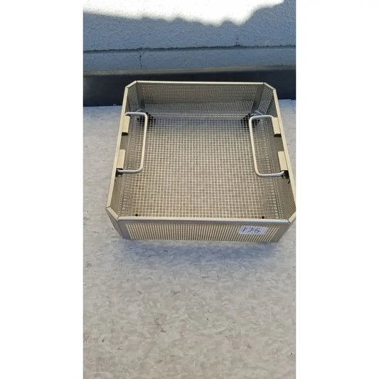Reuse Medical Aesculap JF113R Stainless Steel Instrument Sterilization Basket Tray Sterilization Trays & Cases, second-hand product photo 1