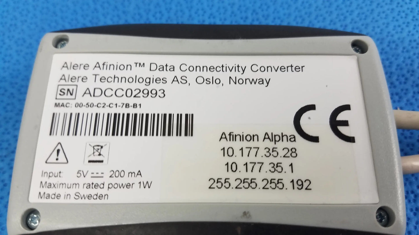 Alere Afinion Data Connectivity Converter Data Connectivity Converter, second-hand product photo 8