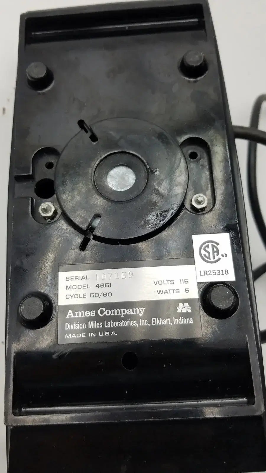 Ames Aliquot Mixer Model 4651 Miles Lab Laboratory Mixer, second-hand product photo 9