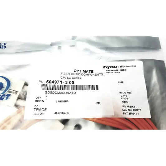 AMP Optimate Fiber Optic Components OF/A SC Duplex 504871-3-00 Fiber Optic Component, new product photo 2