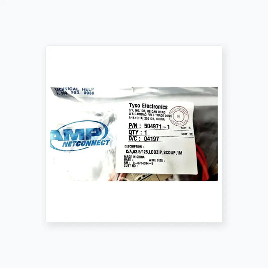 AMP Tyco Electronics Cable 504971-1 C/A,62.5/125, LDDZIP, SCDUP,1M Fiber Optic Cable, second-hand product photo 2