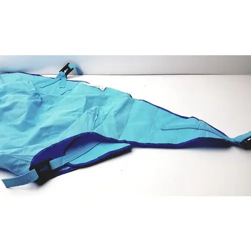 Light blue and dark blue nylon mfa1000m-l passive clip sling with adjustable straps clip sling 600lbs capacity