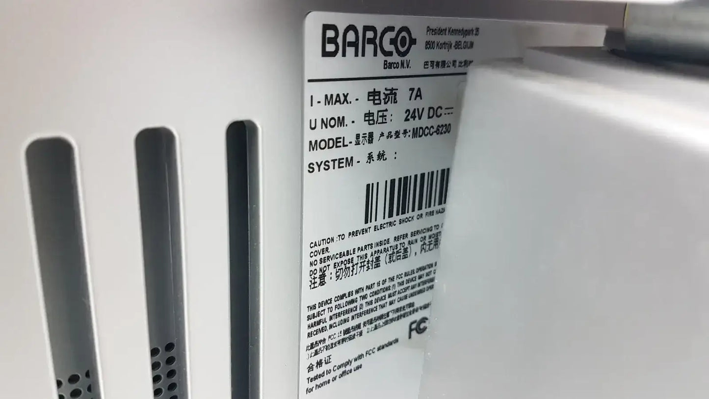 Barco MDCC-6230 6MP 30" Color LED General Radiology Display Diagnostic Imaging Display, as-is (for parts) product photo 16