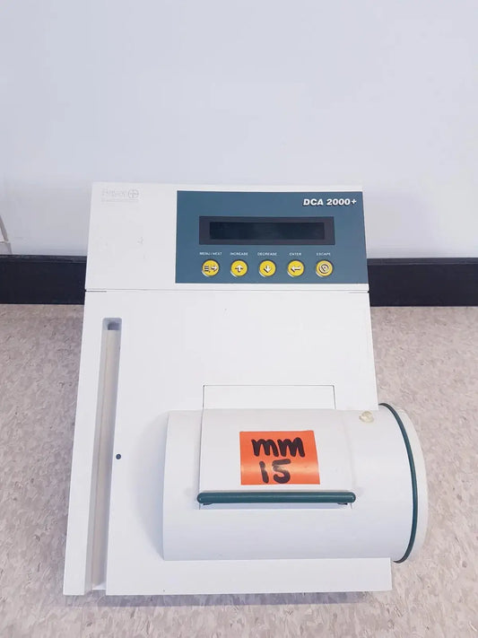 Reuse Medical Bayer DCA 2000+ Analyzer REF # 5031C, SN50C310536, AS-IS Defibrillators, AED Pads & Batteries, as-is (for parts) product photo 1