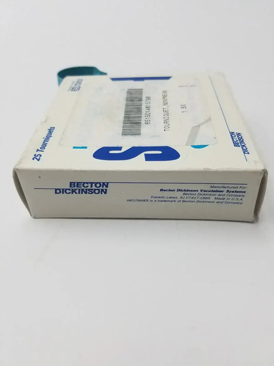 Becton Dickinson BD Vacutainer Stretch Tourniquets Latex-Free 25-Count Box Phlebotomy Tourniquet, second-hand product photo 2