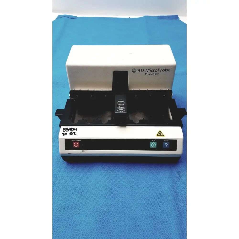 Becton dickinson microprobe 250100 processor with jerome power supply white and black lab instrument with digital display panel
