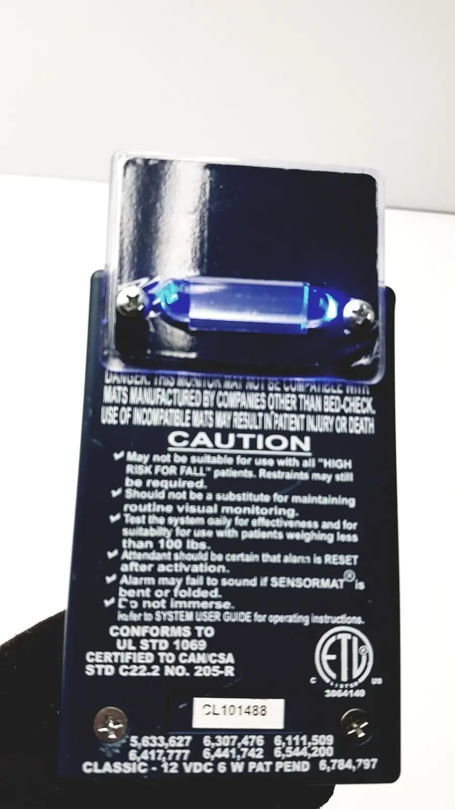 Bed Check Classic Check Fall Risk Monitoring System CL101488 Fall Risk Monitoring System, second-hand product photo 8