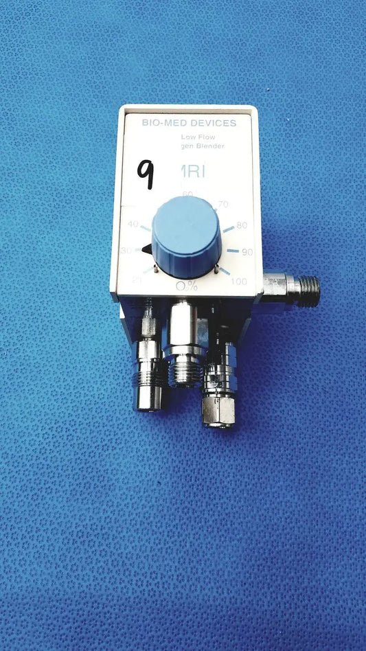 Reuse Medical Bio-Med Devices 2001 Air/Oxygen Blender for Medical Respiratory Gas Mixing Medical Cables & Cords, second-hand product photo 1