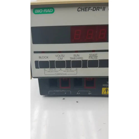 Bio-Rad Chef-DR II Control Module, 250W, Serial No 961BR Electrophoresis Control Module, as-is (for parts) product photo 2