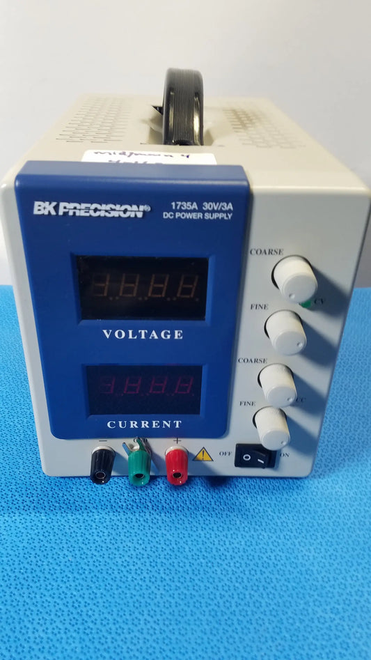 BK Precision 1735A 30V/3A Digital DC Power Supply Input 115V/60Hz - Digital DC Power Supply